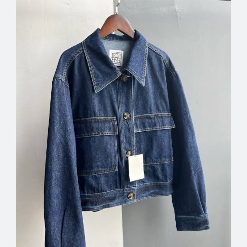 Toteme Dark Blue Denim Jacket
